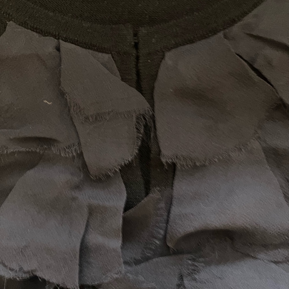 Vintage J.Crew Ruffled Cardigans - Picture 4 of 8